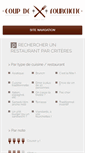 Mobile Screenshot of coupdefourchette.fr